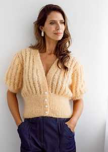 Flock Hand Knits: Flock Audrey Cardi Daffodil