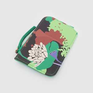 Nice Things Printed Card Wallet Lime