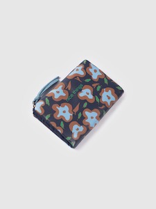 Nice Things Printed Coin Purse/Wallet Light Blue