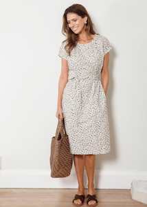 Dalston Izzy Dress Chocolate Daisy