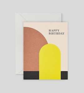 Lettuce: Lettuce | Card | Happy Birthday Chartreuse Arch