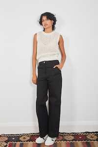 Dalston Sandy Pant Black Denim