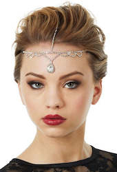 RHINESTONE FOREHEAD HALO