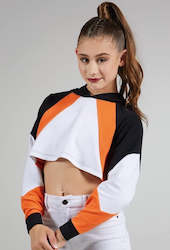 Clothing: Long sleeve crop Hoodie