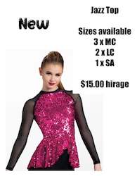 Ultra Sparkle Peplum Top - Lipstick