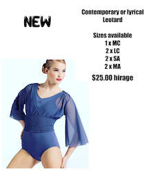 Smocked Flutter Sleeve Leotard