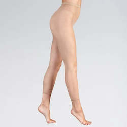 Clothing: Fishnet Footless tights - flesh