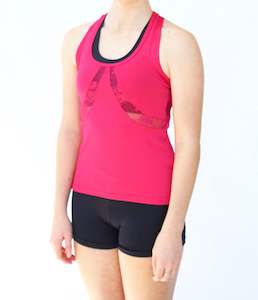 Clothing: Lace Panel Singlet - Hire