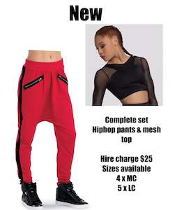 Hire - Hip Hop Pants & Mesh Top