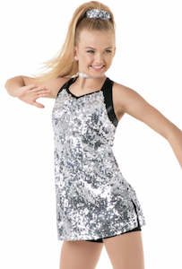 Clothing: Hire - Silver Dress