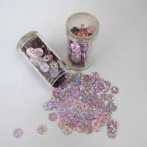 Products: Sequins 8mm Flat - Magenta