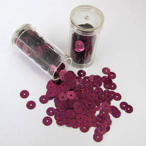 Sequins 8mm Flat - Pink