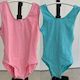 CLEARANCE - Kids Dance Ballet Leotard - Pink or Cyan