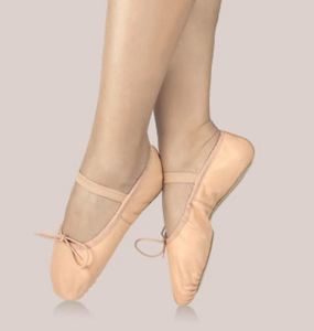 Leather Full Sole Ballet Shoes