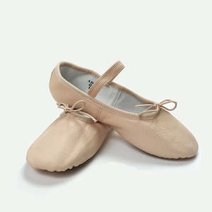 Leather Split Sole Ballet Shoes