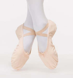 Pink Canvas Ballet Shoes