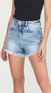 Junkfood Carrie Shorts Blue