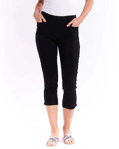 Betty Basic Crop Bengaline Pant BB5016 - Black