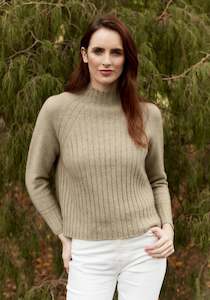 Womenswear: Merinomink Emilia Sweater 100212 - Latte