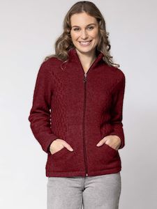 Noble Wilde Honeycomb Jacket NW3149 - Sangria