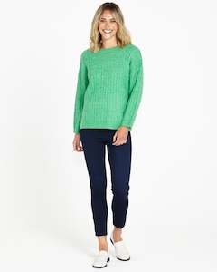 Betty Basic Kayla Knit Jumper BB449 - Apple