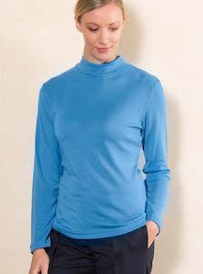 Bay Road Merino Turtle Neck Top BR718 - Lagon