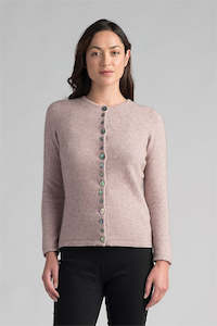 Merinomink 1736 Shell cardigan - Wistful