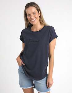 Womenswear: Foxwood Signature Tee 55X0131 - Navy