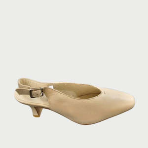 Womenswear: Django & Juliette Codey Vanilla Leather Heels