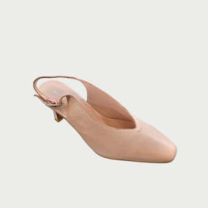 Django & Juliette Codey New Pink Leather Heels