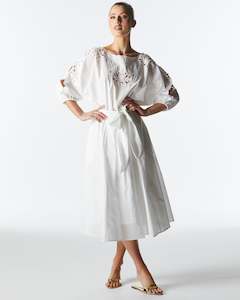 Fate + Becker Lily Pond Embroidered Dress 17282DWFA - Ivory