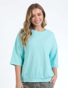 Womenswear: Elm Mazie Sweat 81X4018 - Tonic Blue