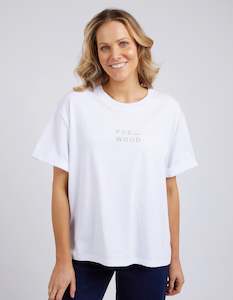 Womenswear: Foxwood Huntleigh Oversized Tee 55x0216.WHT - White