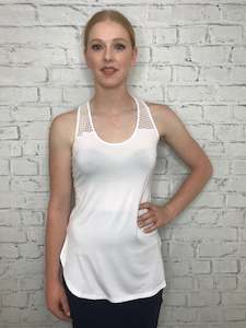 Womenswear: C.Reed Soho Mesh Tank MX12 - White