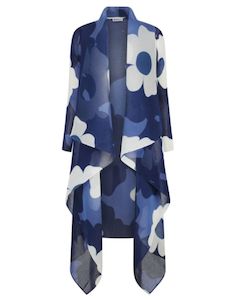 Womenswear: Alquema Collare Coat AC2404 - Indigo Way