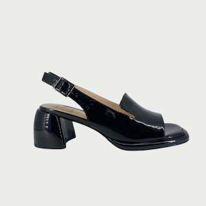 Mila Raine Uride Black Patent Leather