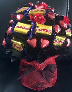 celebration chocolate bouquet - ferreros no hearts