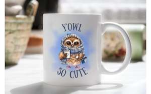 Yowl so cute mug with chocolate bouquet