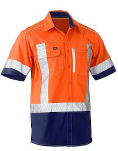 BISLEY Hi Vis SS Utility Shirt