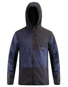 BISON Hooded Sweatshirt Contrast Navy/Black