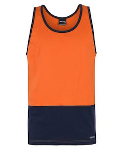 JBs Hi Vis Cotton Singlet