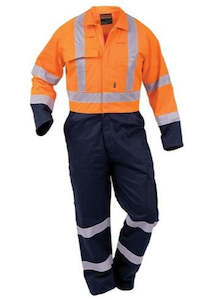 BISON Workzone Hi Vis Overall D/N