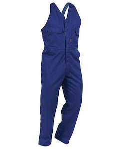 Protective clothing: BISON Easy Action Bib Overall Royal Blue