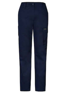 SYZMIK Womens Stretch Cargo Pant Navy