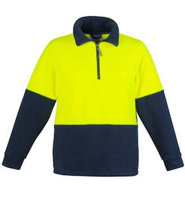 SYZMIK Hi Vis 1/2 Zip Fleece - SECONDS