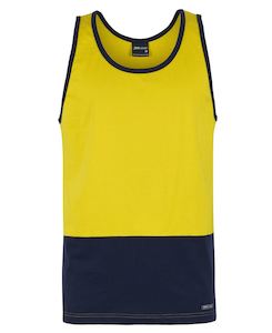 JBs Hi Vis Cotton Singlet