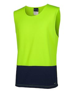 JBs Hi Vis Muscle Singlet