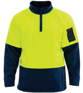 Protective clothing: BISON Polar Fleece Yellow Navy