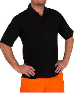 Daneunder SS Polo Shirt Black