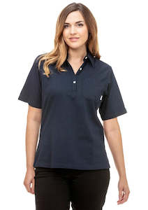 SWANNDRI Womens Tasman Shirt Navy